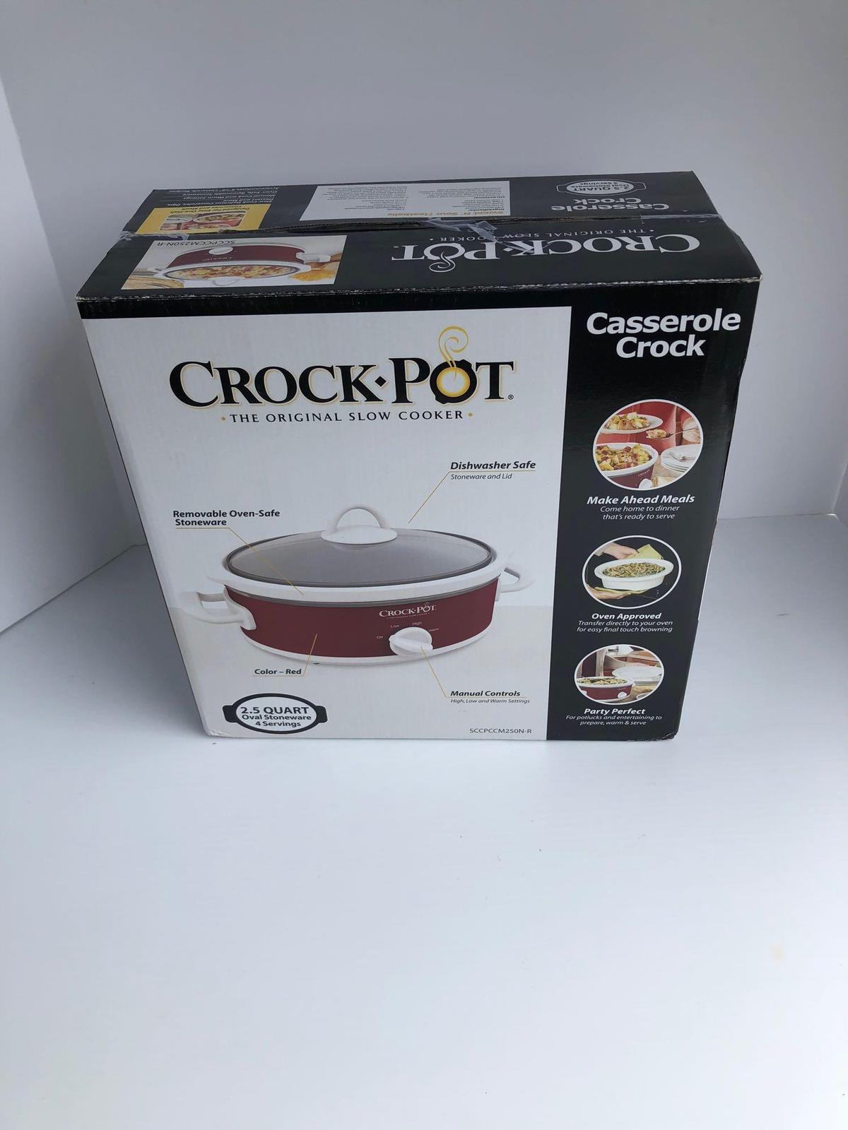 CROCK POT casserole crock