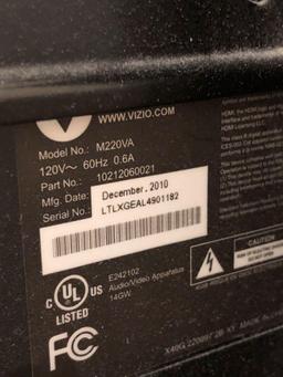 VIZIO 20" flat screen TV (model M220VA)