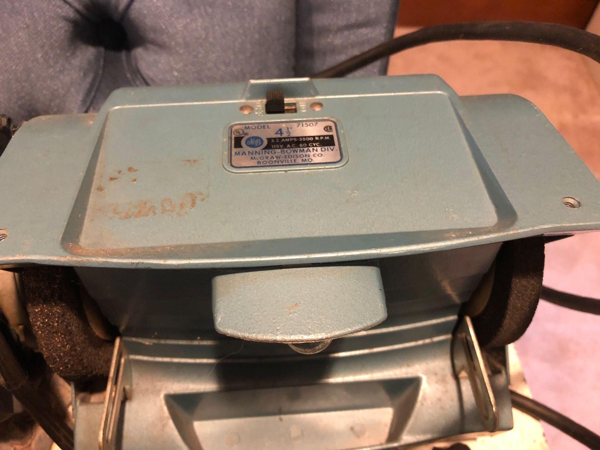Vintage BEACON STAR (model 6" holiday combo) jewelry machine, MANNING BOWMAN (model 71507)