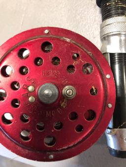 SEARS(model 312.31130) fly reel/KWIK STIX rod,SHAKESPEARE series 20/30 reel/rod