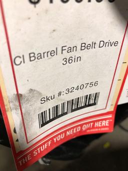 COUNTY LINE(Tractor Supply) 36" barrel fan