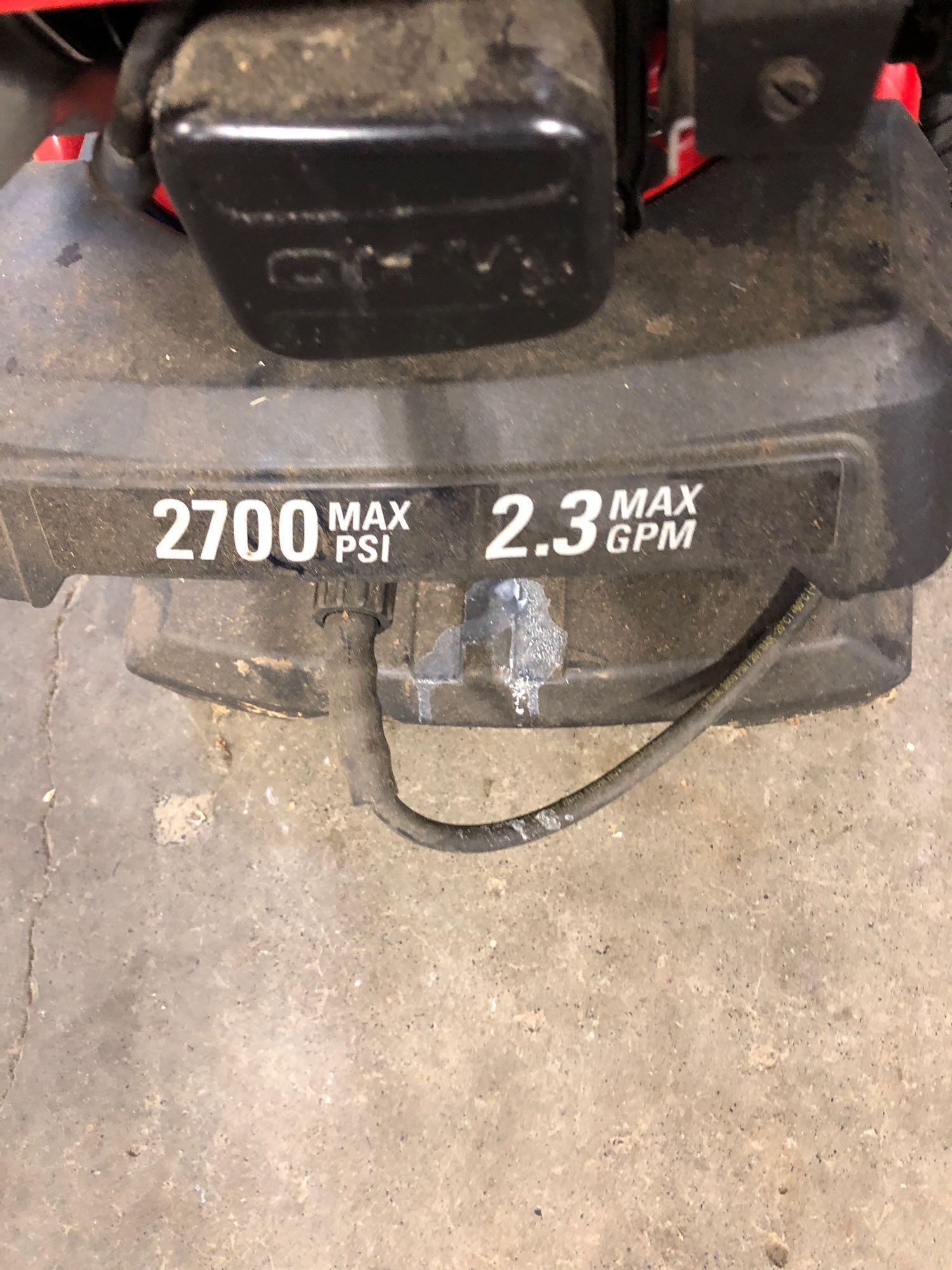 TROY BILT 2700 PSI Pro Series pressure washer