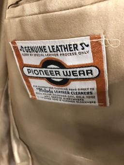 PIONEER WEAR leather jacket(size 42)