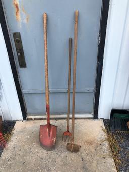 Spade shovel cultivator,hoe