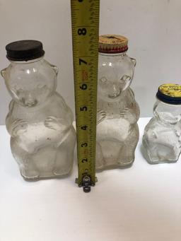 Vintage bank bottles/jars