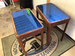 2- vintage matching end tables