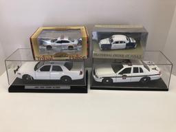 Die cast model Police cars