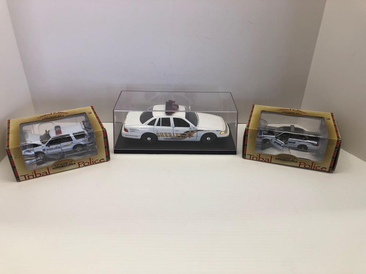 Die cast model Police cars
