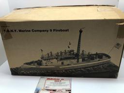 CODE 3 collectible FDNY Marine Company 9 Fireboat (item # 13200)