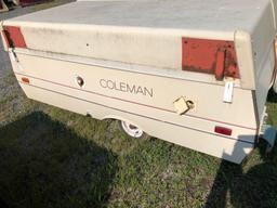 COLEMAN COLUMBIA camper trailer(just shell INSIDE GUTTED)