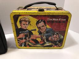 Vintage lunch boxes (THE MAN FROM UNCLE,TAMMY &PEPPER)