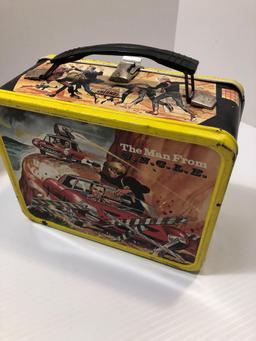 Vintage lunch boxes (THE MAN FROM UNCLE,TAMMY &PEPPER)