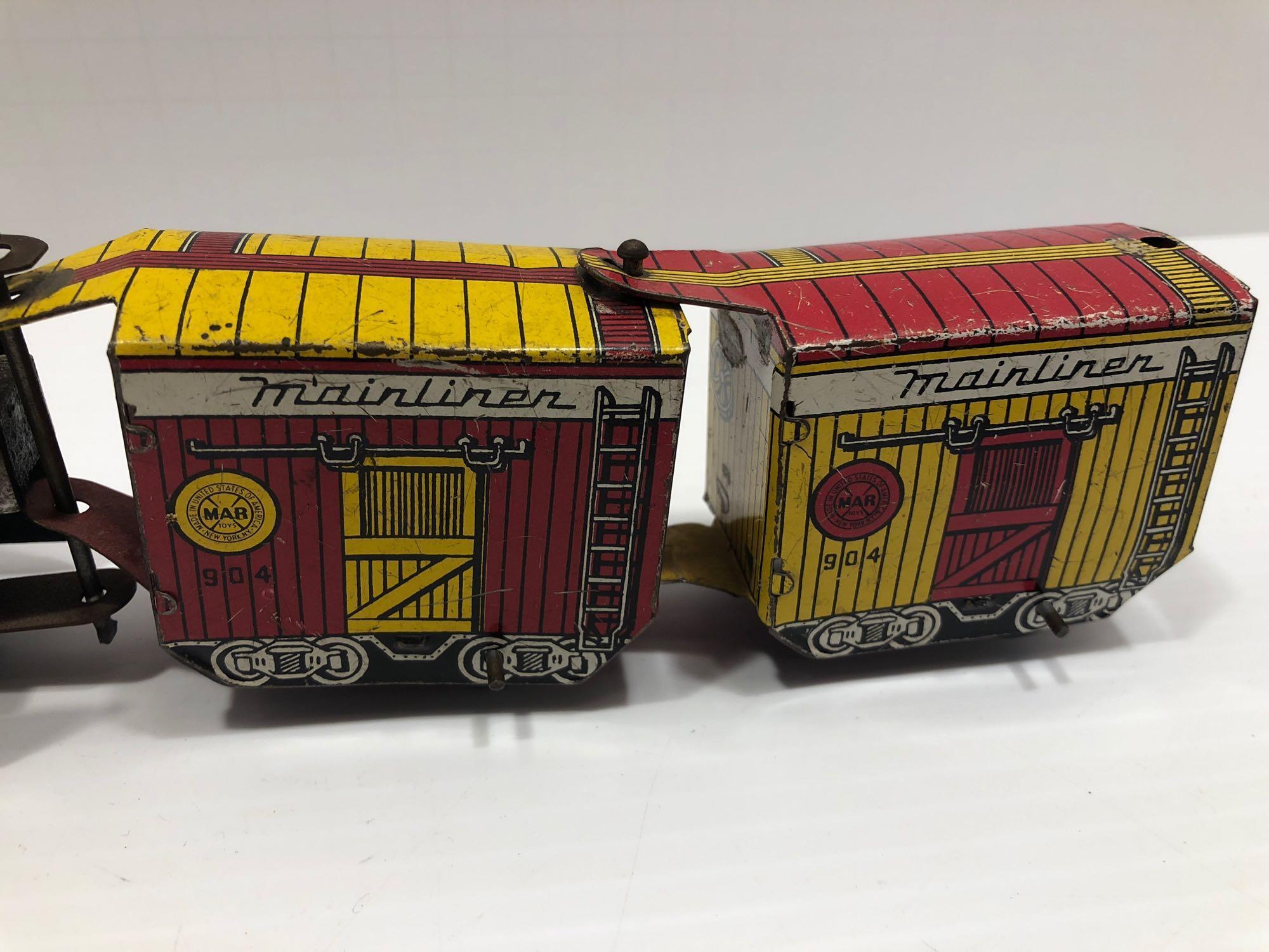 Vintage MARX MAINLINER tin/litho train