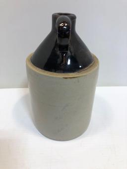 Vintage stoneware R.H. MACY & CO. handled jug(NEW YORK)