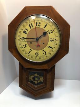 HAMILTON 31 day school house clock