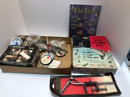 Fishing line,Fly tying supplies,more