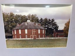 Framed/matted photo Round Barn (Centre Hall Pa)