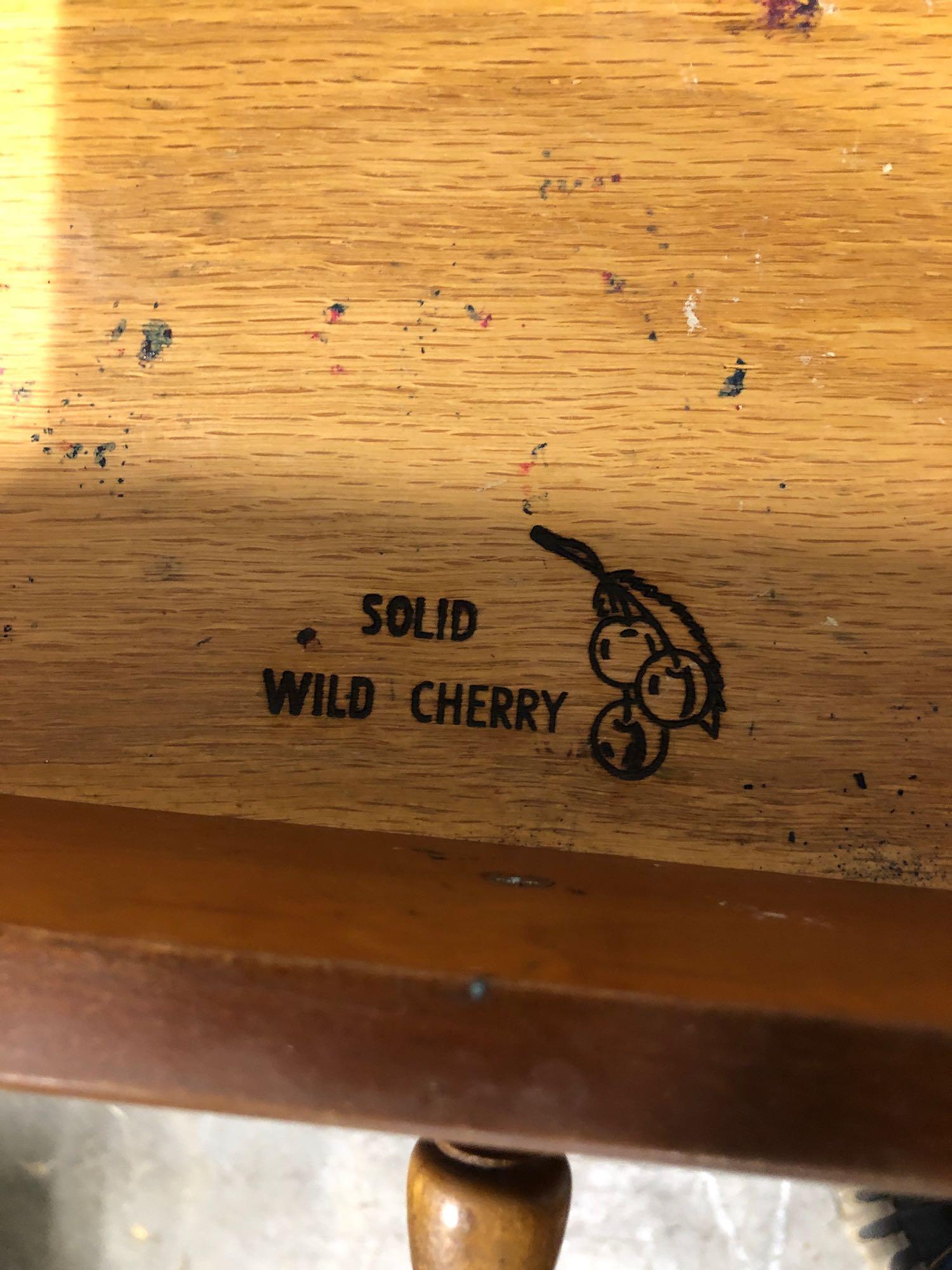 Solid Cherry dresser by BUCKS COUNTY PROVINCIAL (matches lots 2,4)