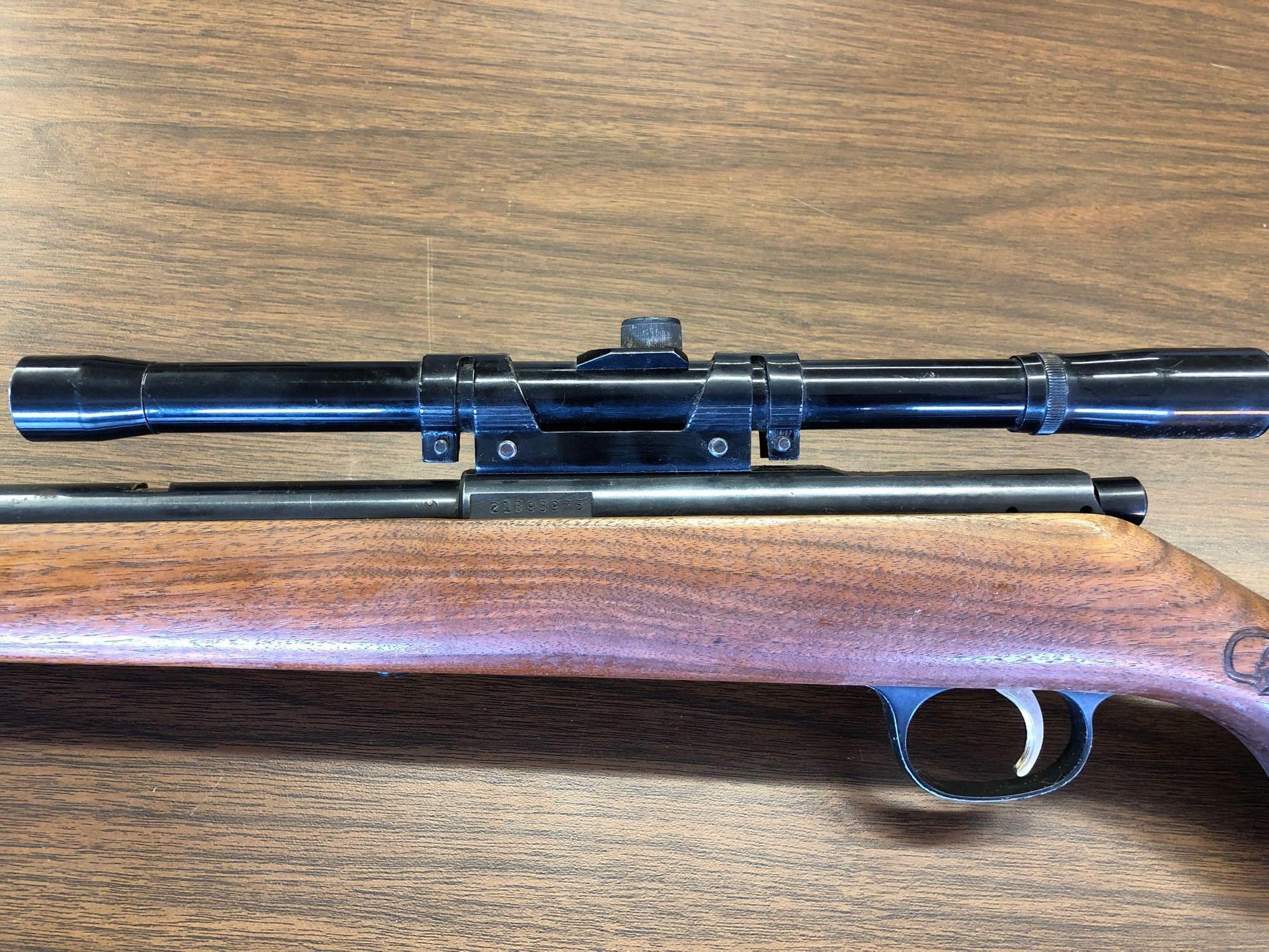 Firearm/Gun MARLIN bolt action rifle(.22 caliber;model 783;serial 21593975;GLENFIELD 4x scope)