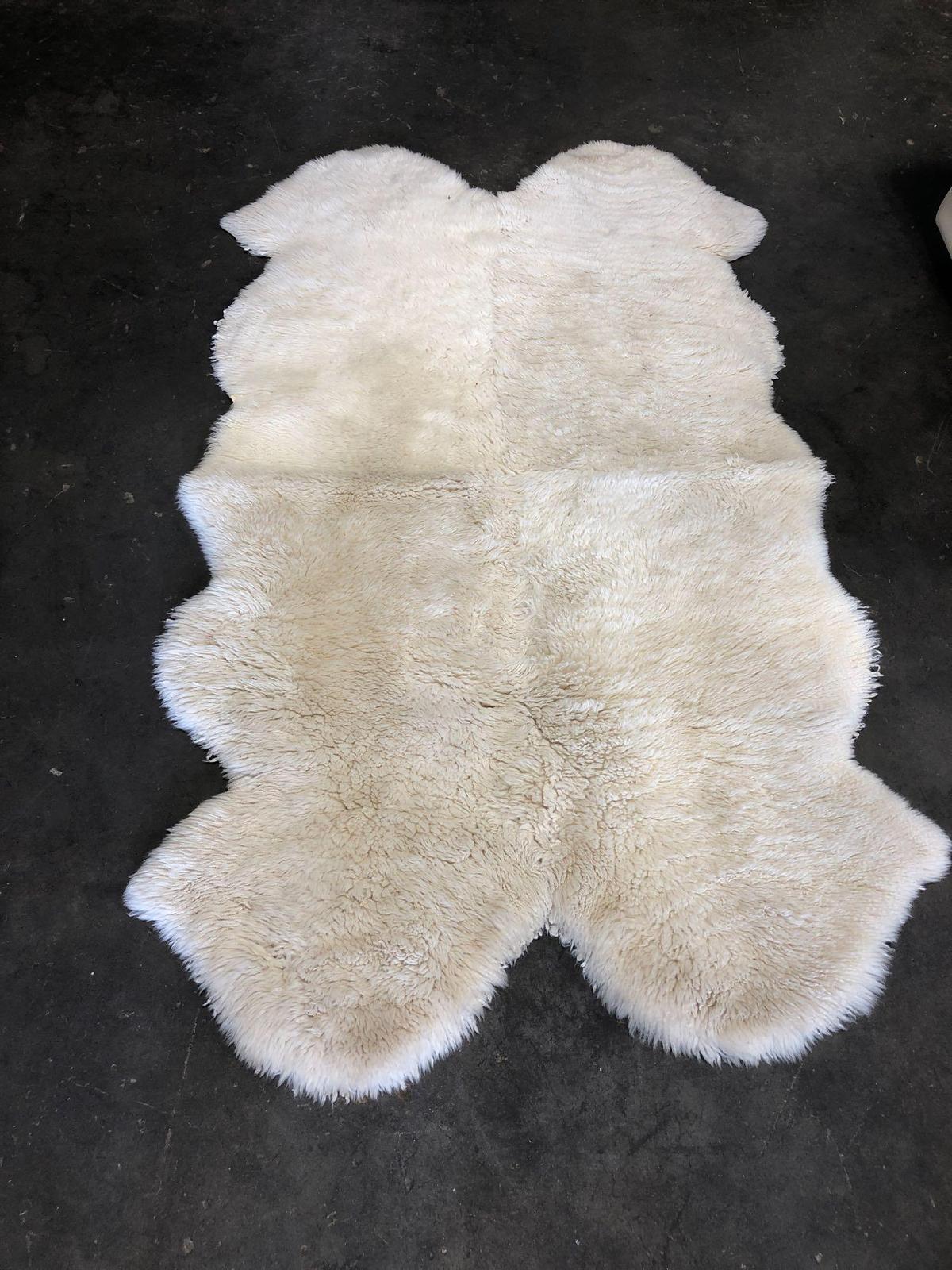 Genuine animal skin run- possibly sheep