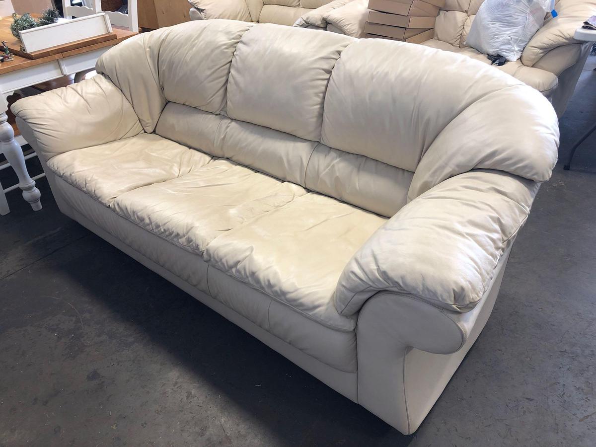 Leather sofa