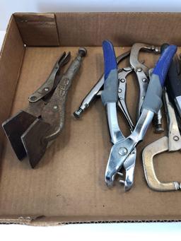 Shears, wrenches, clamps
