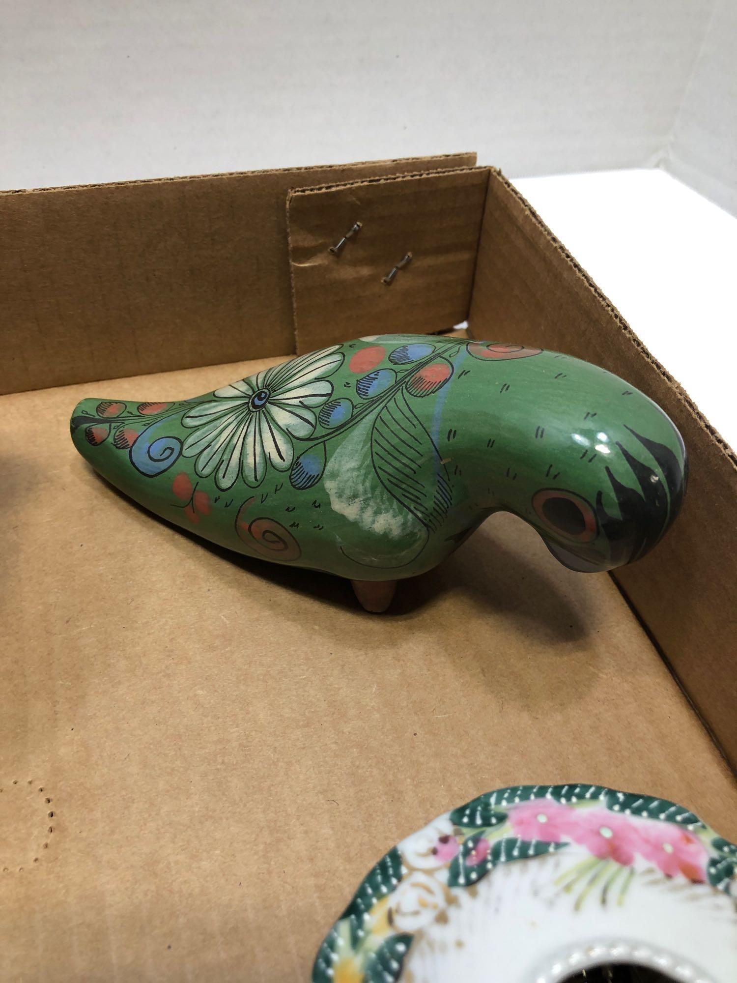 Hull vase, Poreville USA vase/pot, Decorative bird (Mexico), more