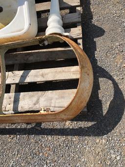 Cast iron sink, bath tub base