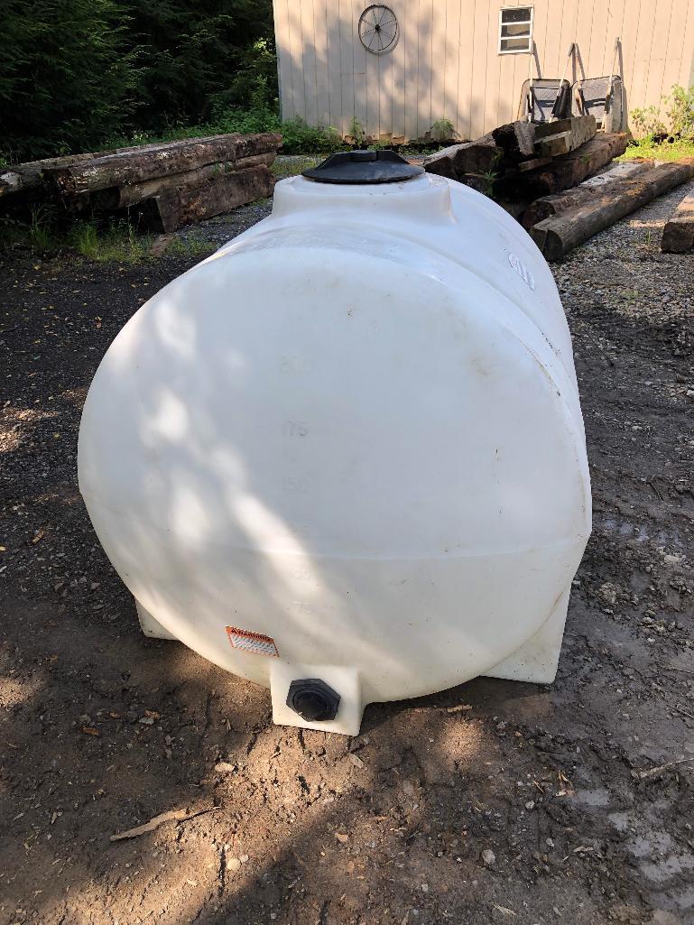 Water tank- some holes have been drilled into the tank