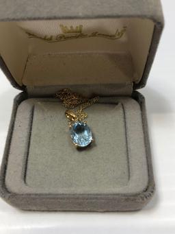 World Pacific Jewelry aquamarine necklace