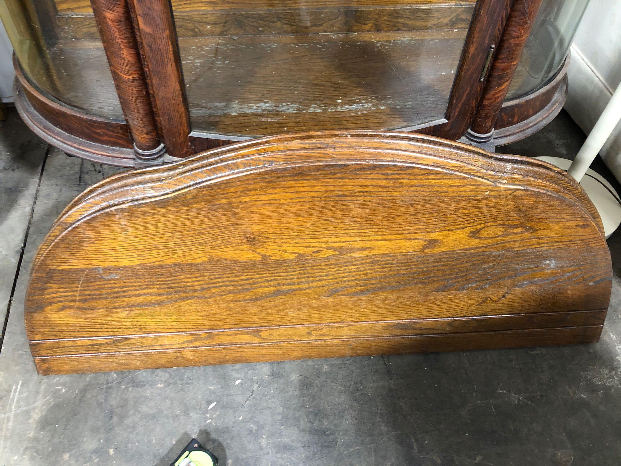 Antique Glass Front Curio Cabinet