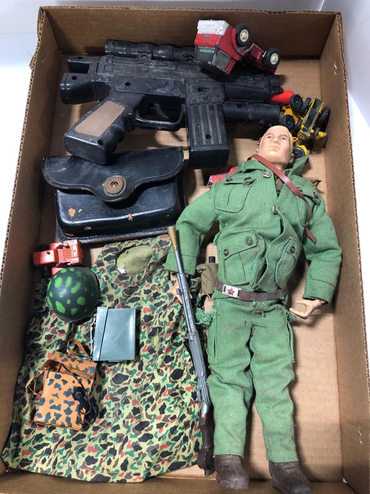 G.I. Joe doll accessories and other vintage toys