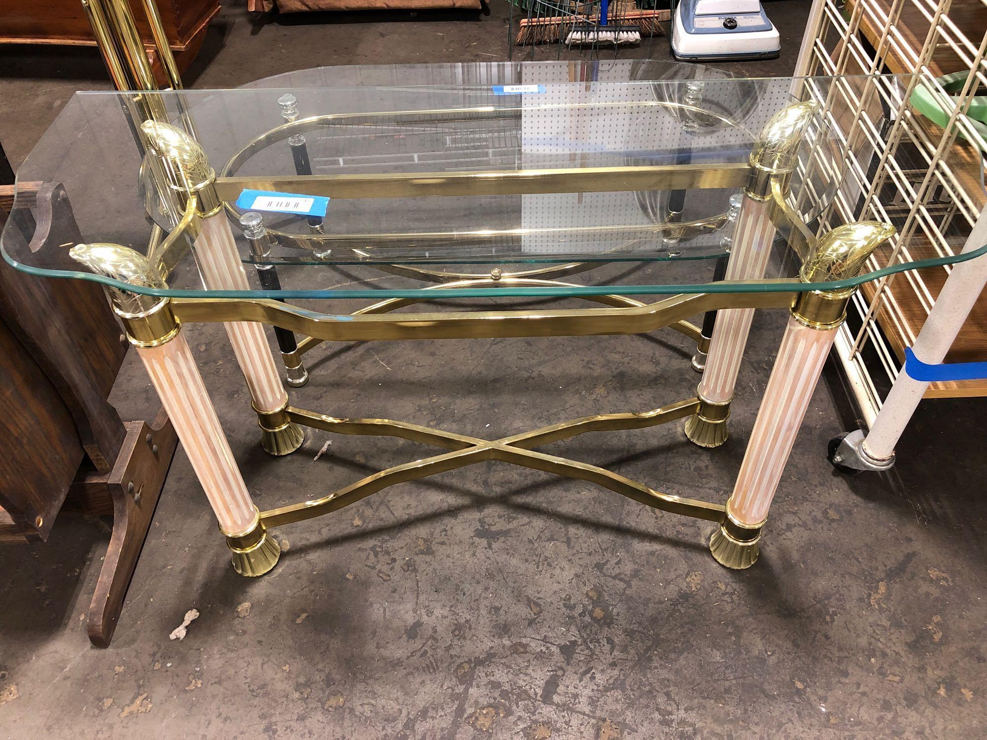 Glass Sofa Table