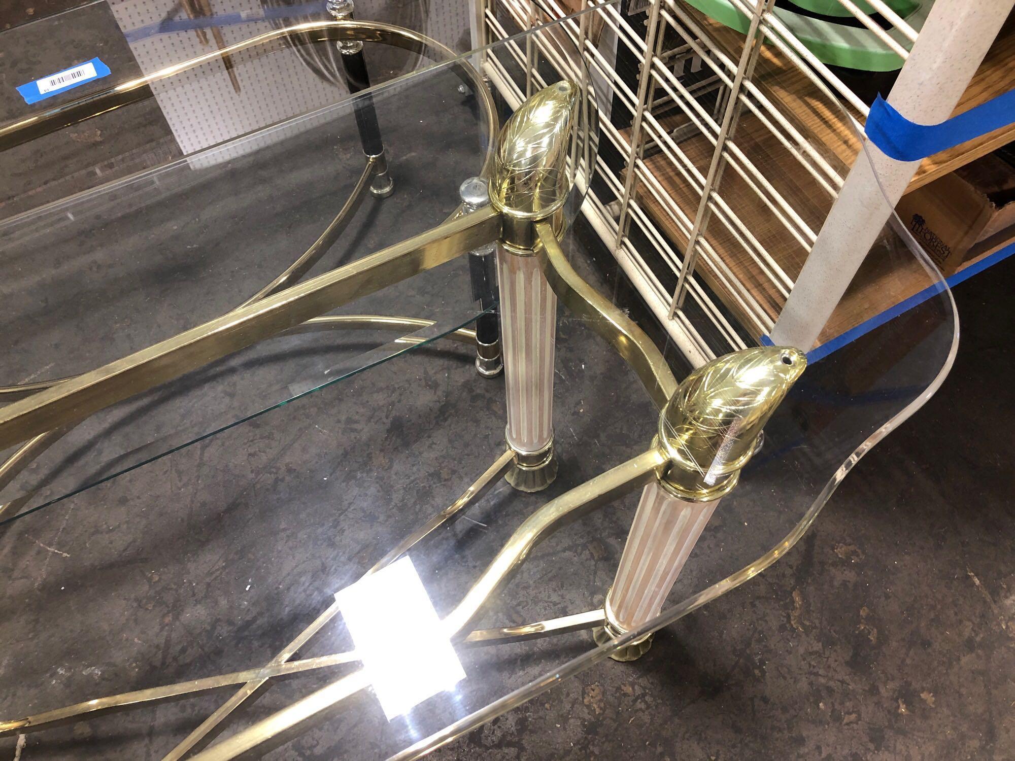 Glass Sofa Table