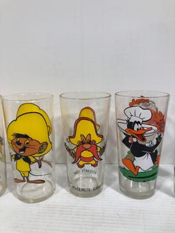 Pepsi and Coca-Cola collector glasses 1973 and 1975