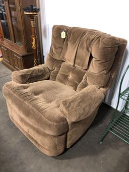 Brown Swivel Rocker Recliner