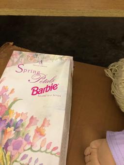 Dolls toddler size Princess Peggy Playmate , Cabbage Patch Dolls and Spring Petal Barbie Doll