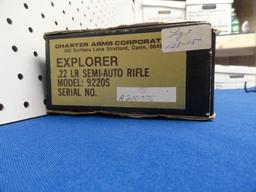 CHARTER ARMS EXPLORER 22 LR SEMI AUTO RIFLE MOD 9220S SN A210776