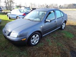 #6307 2003 VW JETTA 98400 MILES AUTO TRANS SUNROOF CLOTH AND CARPET