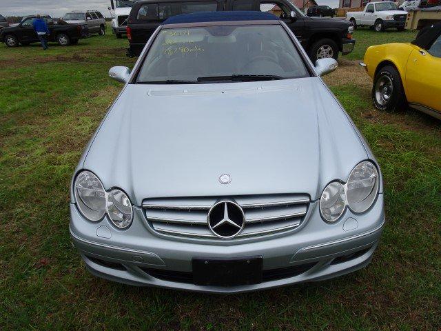 #3604 2007 MERCEDES CLK350 CONVERTIBLE 78290 MILES AUTO TRANS LEATHER HEATE