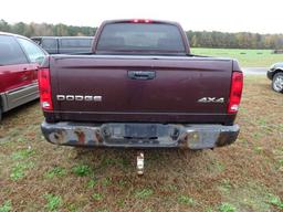 #5901 2004 DODGE RAM 1500 CREW CAB 4 WD GAS 147698 MILES AUTO TRANS CLOTH S