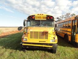 #101 2002 INTERNATIONAL BLUE BIRD 267656 MILES 3800 DT 466E 13557 HRS 66 PA