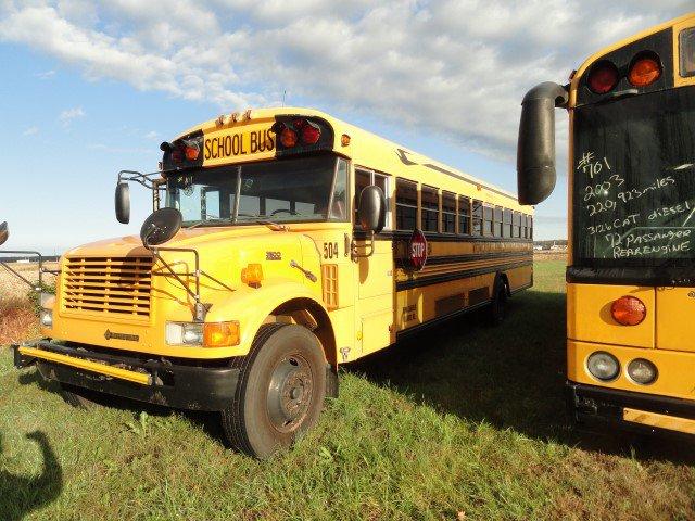 #101 2002 INTERNATIONAL BLUE BIRD 267656 MILES 3800 DT 466E 13557 HRS 66 PA