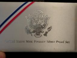 UNITED STATES MINT PREMIER SILVER PROOF SET 1992