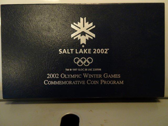 2002 OLYMPIC WINTER GAMES COMMEMORATIVE COIN PROOF SILVER DOLLAR