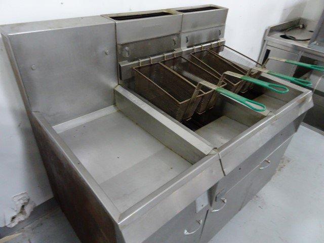 PITCO FRILATOR DOUBLE FRYER WITH DUMP STATION