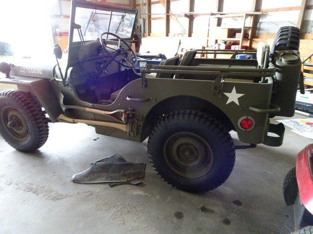 #1305 1945 JEEP WILLYS MILITARY JEEP AUTHENTIC 100% ORIGINAL RESTORED WITH