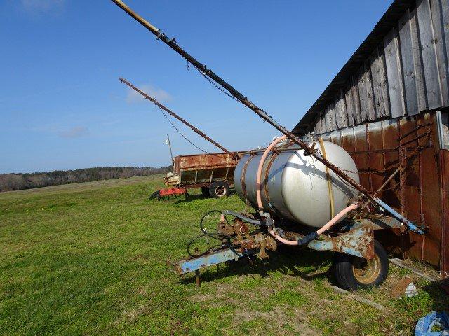 #119 JOHN BLUE SPRAY RIG 500 GAL STAINLESS STEEL TANK DOUBLE PISTON PUMP