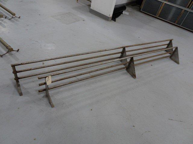 2 SS DRYING RACKS 116 INCH AND 100 INCH