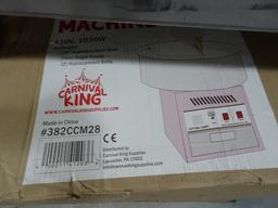 NEW CARNIVAL KING COTTON CANDY ITEM 382CCM28 VOLT 110 WATT 1030 SN 0700563